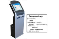 Automatisches Warteschlangenmanagement Ticket Dispenser Queue Kiosk Number Token Machine mit Dual-Drucker
