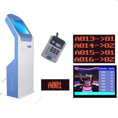 KRANKENHAUS-WARTESCHLANGEN-MASCHINEN-SYSTEM MIT IR-TOUCHSCREEN-TICKETSPENDEGERÄT