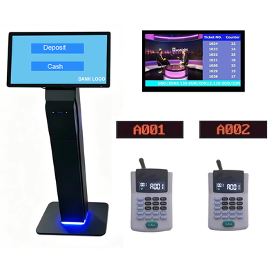 15.6 Zoll Token Dispenser Kiosk für Warteschlange Management Systeme