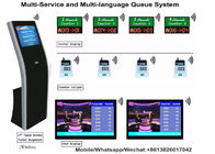 Kaltgewalztes Scheinmanagement-System 17&quot; Touch Screen elektronischer anstehender Kiosk
