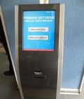 17-Zoll-Infrarot-Touchscreen-Kiosk, der das Warteschlangenmanagementsystem für Ticketautomaten anruft