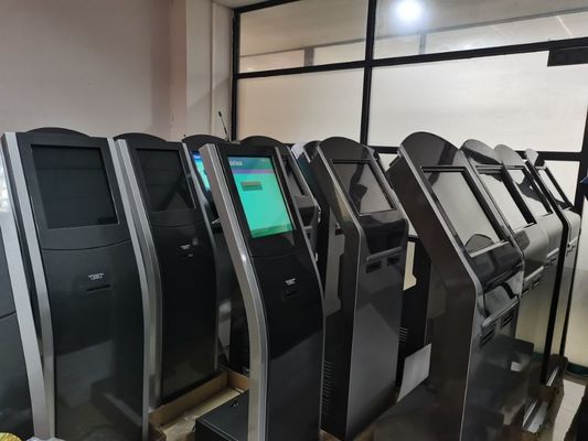 Touchscreen Warteschlange Nummer Kiosk