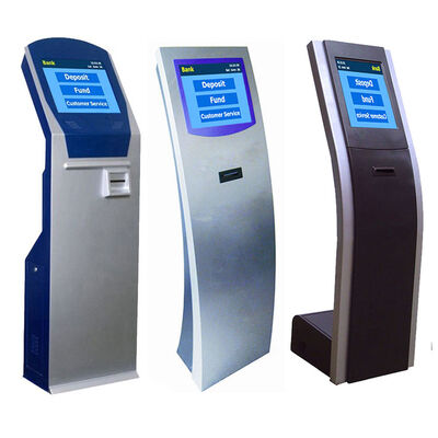 17-Zoll-Warteschlange-Management-System Touch-Bildschirm Ticket Kiosk Warteschlange Ticketmaschine mit Sub-Service-Menü