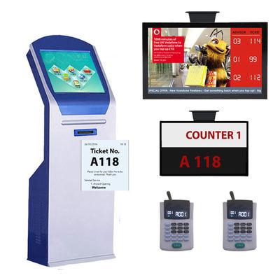 1-jährige Garantie LCD-Zähler-Anzeigen-automatisches Warteschlangenverwaltungs-System
