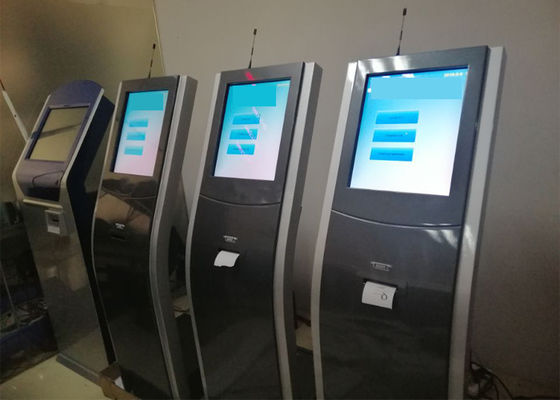 110 - 240-V-Kiosk-Warteschlangenmanagementsystem aus kaltgewalztem Stahl für die Warteschlangen-Ticketmaschine